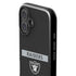 NFL Las Vegas Raiders Black Performance Series iPhone 16 Plus Impact Case
