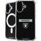 NFL Las Vegas Raiders Black Performance Series iPhone 16 Plus MagSafe Case