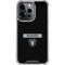 NFL Las Vegas Raiders Black Performance Series iPhone 16 Pro Clear Case