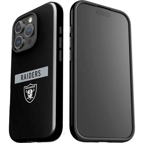 NFL Las Vegas Raiders Black Performance Series iPhone 16 Pro Impact Case
