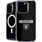 NFL Las Vegas Raiders Black Performance Series iPhone 16 Pro MagSafe Case