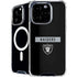 NFL Las Vegas Raiders Black Performance Series iPhone 16 Pro MagSafe Case