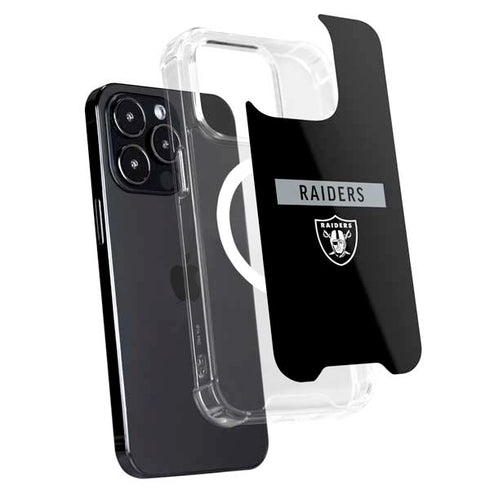 NFL Las Vegas Raiders Black Performance Series iPhone 16 Pro MagSafe Case