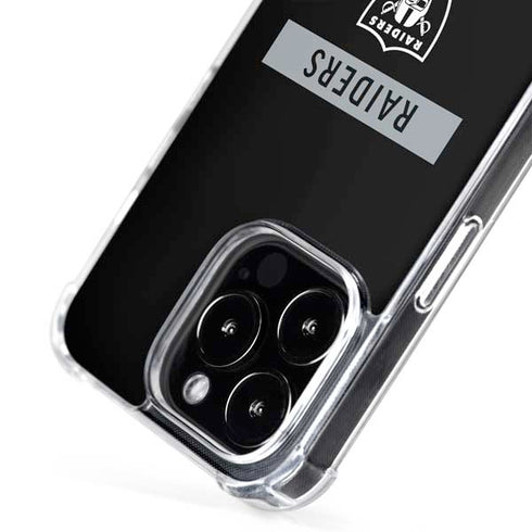 NFL Las Vegas Raiders Black Performance Series iPhone 16 Pro MagSafe Case