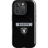 NFL Las Vegas Raiders Black Performance Series iPhone 16 Pro Magsafe Impact Case