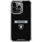 NFL Las Vegas Raiders Black Performance Series iPhone 16 Pro Max Clear Case