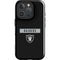 NFL Las Vegas Raiders Black Performance Series iPhone 16 Pro Max Impact Case
