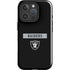 NFL Las Vegas Raiders Black Performance Series iPhone 16 Pro Max Impact Case