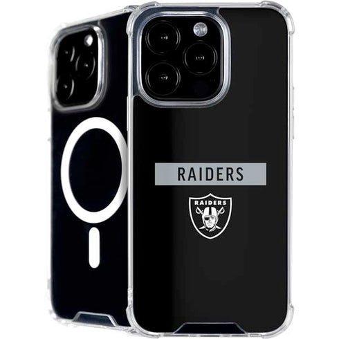 NFL Las Vegas Raiders Black Performance Series iPhone 16 Pro Max MagSafe Case