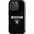 NFL Las Vegas Raiders Black Performance Series iPhone 16 Pro Max Magsafe Impact Case