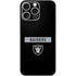 NFL Las Vegas Raiders Black Performance Series iPhone 16 Pro Max Skin