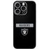 NFL Las Vegas Raiders Black Performance Series iPhone 16 Pro Skin