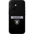 NFL Las Vegas Raiders Black Performance Series iPhone 16 Skin
