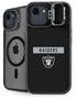 NFL Las Vegas Raiders Black Performance Series iPhone 16e Kickstand Case