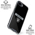 NFL Las Vegas Raiders Black Performance Series iPhone 16e Clear Case