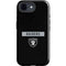 NFL Las Vegas Raiders Black Performance Series iPhone 16e Impact Case