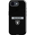 NFL Las Vegas Raiders Black Performance Series iPhone 16e Impact Case
