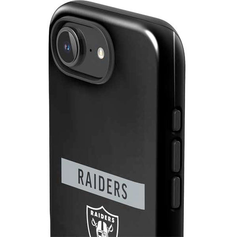NFL Las Vegas Raiders Black Performance Series iPhone 16e Impact Case