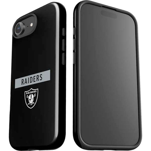 NFL Las Vegas Raiders Black Performance Series iPhone 16e Impact Case