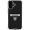 NFL Las Vegas Raiders Black Performance Series iPhone 17 Clear Case