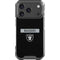 NFL Las Vegas Raiders Black Performance Series iPhone 18 Pro Clear Case