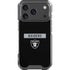 NFL Las Vegas Raiders Black Performance Series iPhone 18 Pro Clear Case