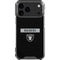 NFL Las Vegas Raiders Black Performance Series iPhone 18 Pro Max Clear Case