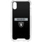 NFL Las Vegas Raiders Black Performance Series iPhone XS Clear Case