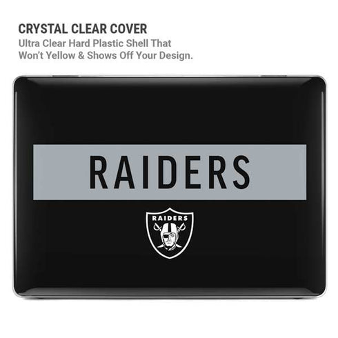 NFL Las Vegas Raiders Black Performance Series MacBook Pro 14in (2021-24) Case plus Skin