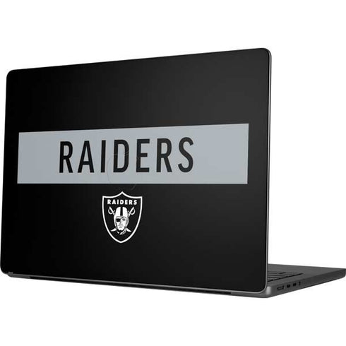 NFL Las Vegas Raiders Black Performance Series Apple MacBook Pro 14-inch Skin