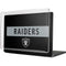 NFL Las Vegas Raiders Black Performance Series MacBook Cases