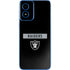 NFL Las Vegas Raiders Black Performance Series Moto G Play 4G (2024) Skin