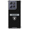 NFL Las Vegas Raiders Black Performance Series Moto G Play 5G (2025) Clear Case