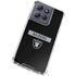NFL Las Vegas Raiders Black Performance Series Moto G Stylus 5G (2025) Clear Case