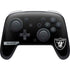 NFL Las Vegas Raiders Black Performance Series Nintendo Skins