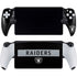 NFL Las Vegas Raiders Black Performance Series PlayStation Portal Remote Player Skin