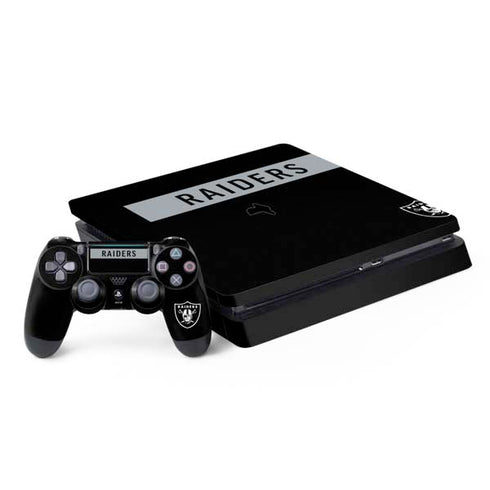 NFL Las Vegas Raiders Black Performance Series PlayStation PS4 Skins