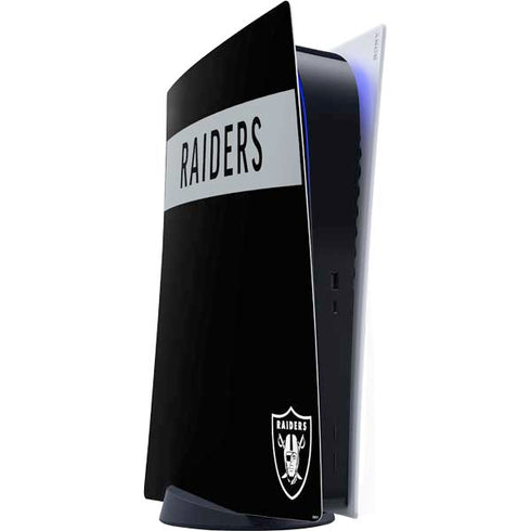 NFL Las Vegas Raiders Black Performance Series PlayStation PS5 Skins