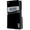 NFL Las Vegas Raiders Black Performance Series PS5 Pro Disk Console Skin