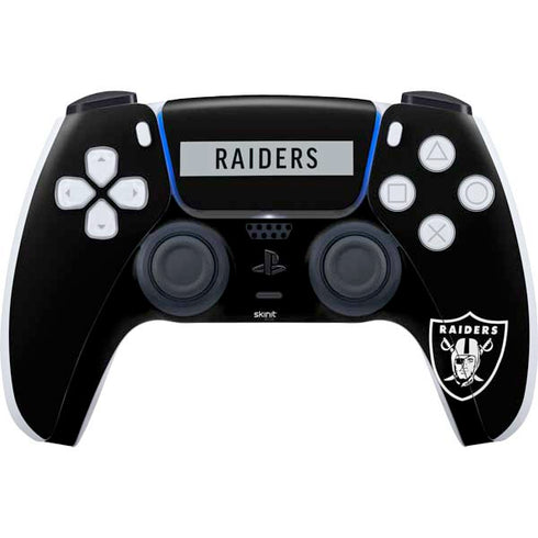 NFL Las Vegas Raiders Black Performance Series PlayStation PS5 Skins