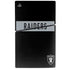 NFL Las Vegas Raiders Black Performance Series PS5 Slim Digital Edition Console Skin