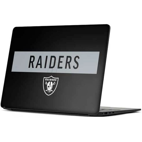 NFL Las Vegas Raiders Black Performance Series Surface Laptop 7 15in Skin