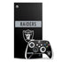 NFL Las Vegas Raiders Black Performance Series Xbox Series X Skins
