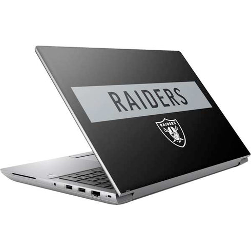 NFL Las Vegas Raiders Black Performance Series HP ZBook Fury 16 G10 Skin