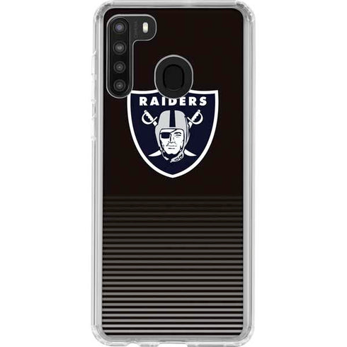 NFL Las Vegas Raiders Breakaway Galaxy A21 Clear Case