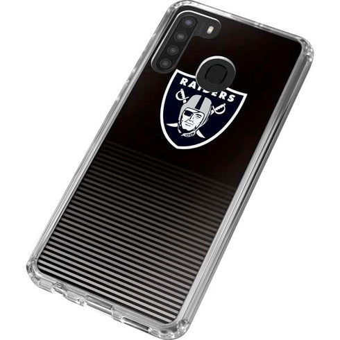 NFL Las Vegas Raiders Breakaway Galaxy A21 Clear Case