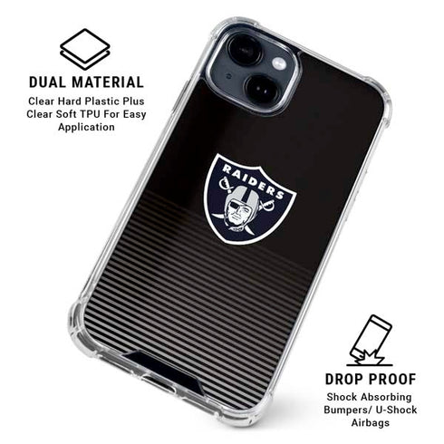NFL Las Vegas Raiders Breakaway iPhone 15 Clear Case
