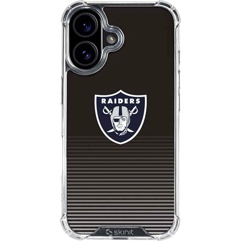 NFL Las Vegas Raiders Breakaway iPhone 16 Clear Case