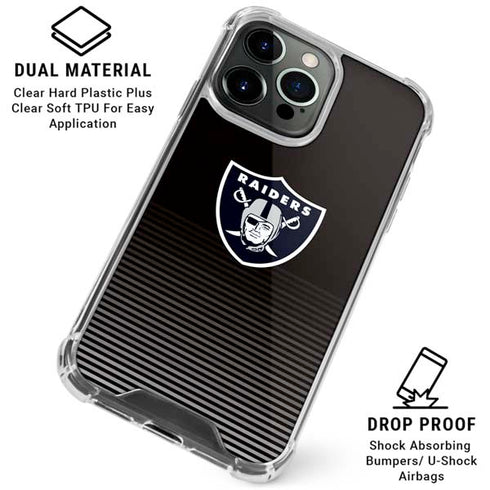 NFL Las Vegas Raiders Breakaway iPhone 16 Pro Max Clear Case