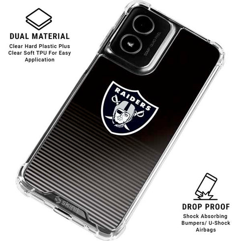 NFL Las Vegas Raiders Breakaway Moto G Power 5G (2024) Clear Case